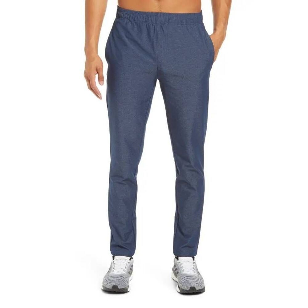 Rhone Guru Pants Blue Lounge Athletic Workout Gym Running Basic Casual Crossfit